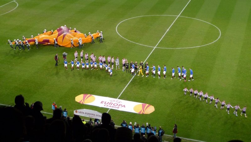 5520605545_3c6936675d_b The start of a Europa League match