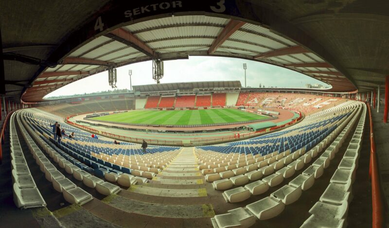 Marakana, the stadium of Red Star