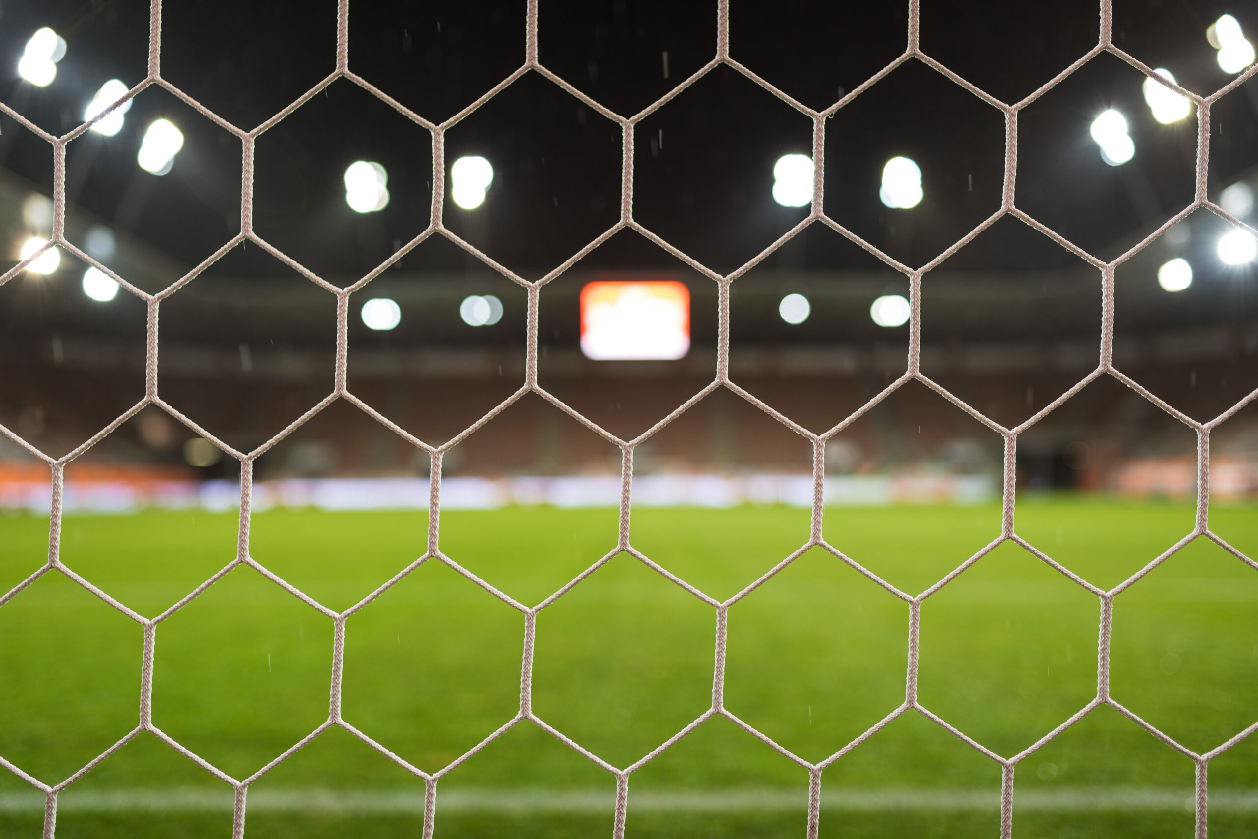 An image of a soccer goal net