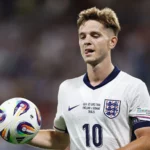 James McAtee (ENG) Football/Soccer : UEFA "European Under-21 Championship 2025 Slovakia" Finals match between Under-21 England 3-2 Under-21 Germany
